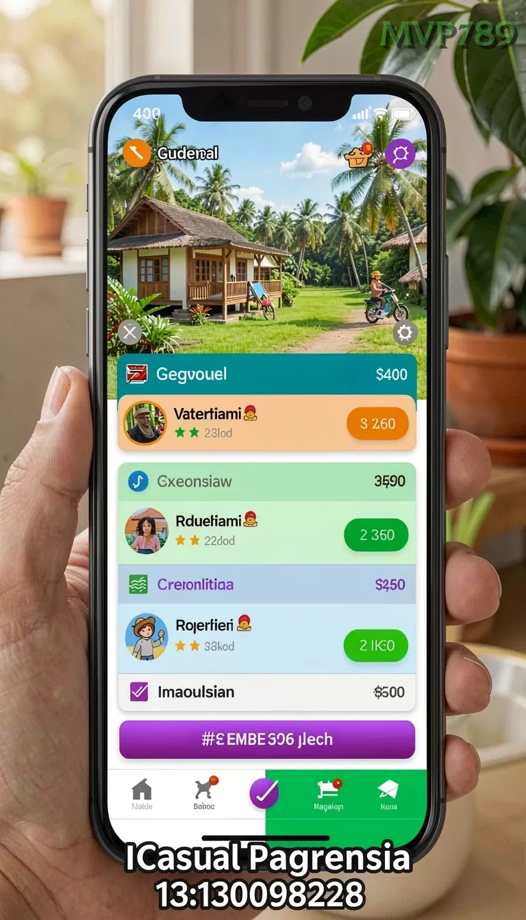 Cuplikan layar SIA777 — menu navigasi